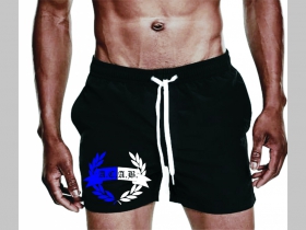 A.C.A.B. - plavky s mot&iacute;vom - plavkov&eacute; p&aacute;nske kraťasy s pohodlnou gumou v p&aacute;se a &scaron;n&uacute;rkou na dotiahnutie vhodn&eacute; aj ako klasick&eacute; kraťasy na voľn&yacute; čas